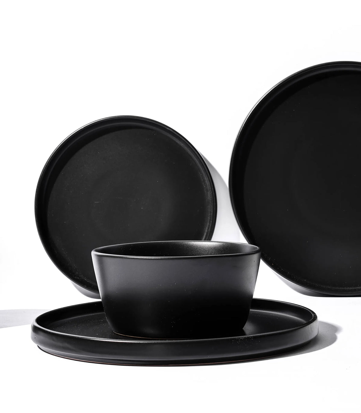 طقم عشاء مدور 24 ق مط سادة